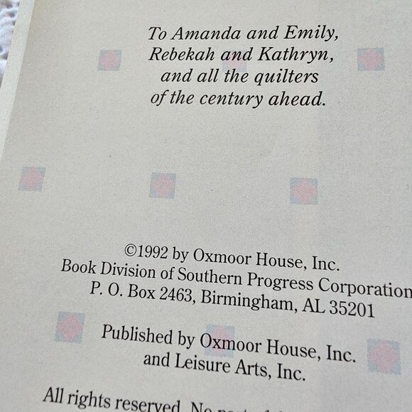 Leisure Arts "Quilt With The Best" 1992 Softcover Book, Techniques & Patterns - Picture 3 of 12